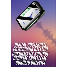 Extra - 809 - Bass Kablosuz Kulaklık Işıklı Bluetooth Kulaklık - Flzdgnkr - Powerbank Özellikli