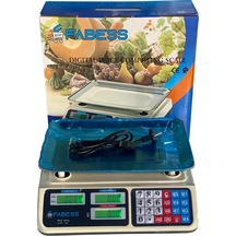 Dijital Göstergeli Elektronik Bakkal Kasap Manav Terazisi 40 Kg Kahverengi