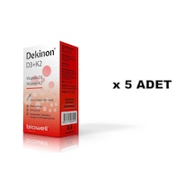 Dekinon Biowell D3 K2 1000 Iu Damla 5 Adet
