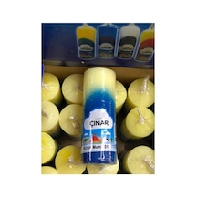 Çınar Kütük Mum Sarı Mavi