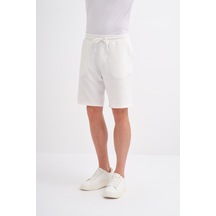 Cazador Regular Fit Örme Dokulu Bermuda Şort
