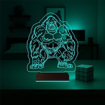 Luvivia Goril Gorilla 3d Lamba - Masa Gece Lambası V3 Şeffaf