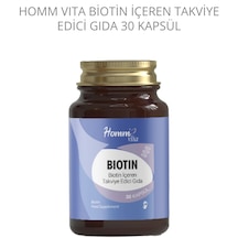 Homm Vita Biotin İçeren Takviye Edici Gıda
