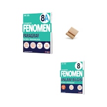 Fenomen Lgs 8. Sınıf 2027 A Serisi Paragraf Ve Anlam Bilgisi Soru Bankası + Telefon Standı