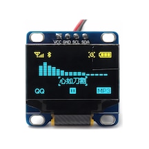 Oem 128x64 0.96 Inch Oled Grafik Lcd Ekran - 4 Pin Mavi-sarı