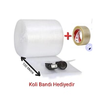 30cm X100 Metre Balonlu Ambalaj Naylonu Ambalaj Taşınma Naylonu Patpat Pıtpıt 40gr Koli Bandı Hediye