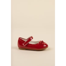 EPAAVM - Bıyık Fiyonk Kırmızı Kız Çocuk Ayakkabı - EYL1316