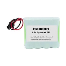 Naccon 4.8v 1100mah Siyah Soketli Şarjlı Oyuncak Pili Aa Kalem Pilli