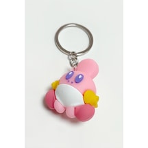Civciv Silikon Anahtarlık-pembe N145