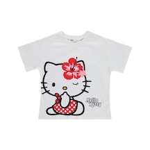 Hello Kitty 6-9 Yaş Tişört - Kırık Beyaz