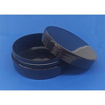 10 Adet YasıSiyah 150 ML Boş Kozmetik-Krem-Pomat Kutusu Kavanozu
