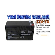 Eyepc 12 Volt Kuru Bakımsız Akü 12v 7 Amper