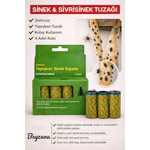 Yapışkanlı Sinek Tuzağı Sinek Bandı Karasinek Bandı