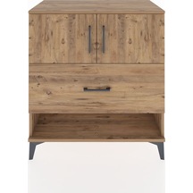 Hyperion Şifonyer 2 Raflı Tek Çekmeceli 2 Kapaklı 88x44x96 Ça... Çam