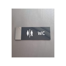 Smartad Aynalı Klasik Seri Wc Yönlendirme Tabelası