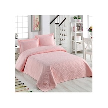 Ivy Pudra Çift Kişilik Microfiber Kapitone Yatak Örtüsü