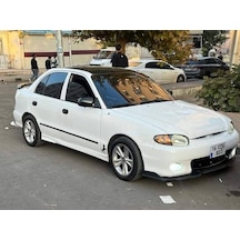 Hyundai Accent Yumurta Kasa Yan Marşpiyel Takımı - Plastik - Parlak Siyah