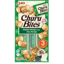 Ciao Churu Bites Tavuk Sargılı ve Ton Balıklı Kedi Ödül Maması 3 x 10 G