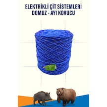 500 Metre Çiftli Krom Elektrikli Çit Teli Misinalı Dayanıklı Ve Yüksek İletkenlik