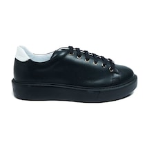 Bestello Bağcıklı Eva Sneaker 101-14725-74 Kadın Ayakkabı Sıyah-beyaz