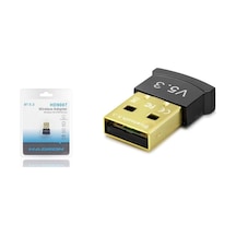 Hadron Hd9007 Usb Bluetooth Adaptör 5.3 Siyah-224035