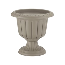 Ayaklı Deliksiz Plastik Nergis Saksı 3 Adet, 47 Litre, 59cm, Mocha Kahve Diğer