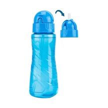 Matara 500 Ml Mavi 1 Adet Plastik Su Matarası 500 Cc Pipetli Suluk Okul Suluğu