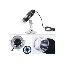 1600x Usb Dijital Mikroskop Kamera Endoskop 8led Büyüteç Metal St