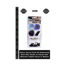 Delux Serisi Flıg-30 Elektronik Dart Oku Shaft Ve Kanat Seti Aktivite Yedek Parça İç Mekan