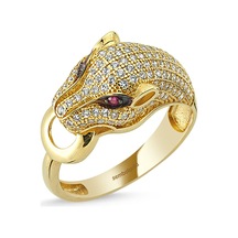 Kaplan Altın Yüzük 14K Gold 416290756