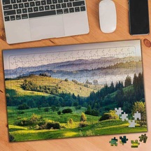 Yeşil Ova - Manzara 240 Parça Puzzle Yapboz-74520