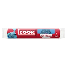 Ekstra Dayanıklı Çöp Torbası, Jumbo Boy, 80 X 110 Cm, 7 Yaprak, Mavi