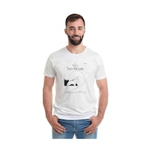 Tale Of Two Wolves Graphic Novel Baskılı Beyaz Erkek Tshirt