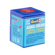 Aqua Color Su Bazlı Maket Boyası Yarı Parlak - Ateş Kırmızısı 18ml-36330 0,15 L