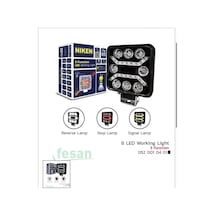 Pro Seri 8led Kare Çalışma Lambası 3fonksiyonlu