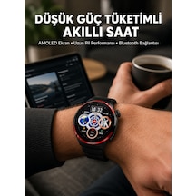 Dokunmatik Akıllı Saat Kablosuz Şarj Amoled Ekran Yeni Nesil - Lisinya