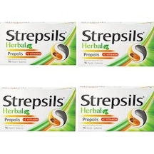 Strepsils Herbal Propolis Aromalı 16 Pastil 4'lü