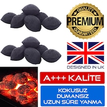 İstiridye Briket Mangal Kömürü 3 Kg Tozsuz Dumansız Premium A+++