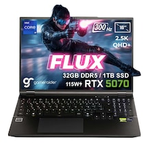 Gameraider Flux GR16 i9-14900HX32 GB 1 TB SSD 8 GB RTX5070 16" Free Dos Dizüstü Bilgisayar