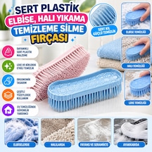 Sert Plastik Elbise, Halı Yıkama Temizleme Silme Fırçası Tp-111 Adet Fiyatıdır Beyaz - Çok Renkli