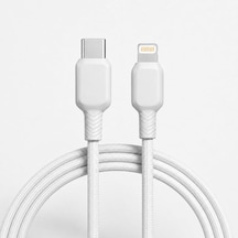 Type-c To Lightning Şarj Kablosu 3 Metre Hızlı Şarj Ve Usb Veri Aktarım Kablosu, High Speed Charging Destekli Uzun Kablo, Usb Charging Energy Saving Data Sync Kablo Zr938