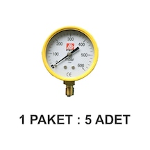 Beze Manometre D.g 0-600 Mbar Paket 5 Li