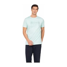 Pierre Cardin Penye Kısakol Pijama Takım Lk-pc6125 Turkuaz