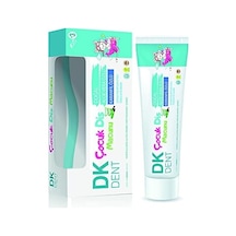 Çocuk Diş Macunu + Diş Fırçası Set Açık Ahşap