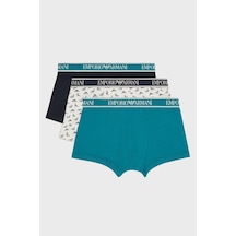 Emporio Armani Erkek Boxer Em000370 Af10779 Mb092 Siyah-beyaz-yeşil Siyah-beyaz-yeşil