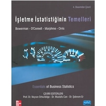 İşletme İstatistiğinin Temelleri Bruce L. Bowerman Nobel