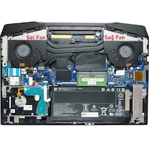 Hp Pavilion Gaming 15-dk0015nt Fan V2 Sol Fan 1 Adet