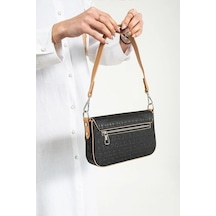 Just Polo Kadın El Ve Omuz Çantası 440113mh Siiyah Taba 59344046