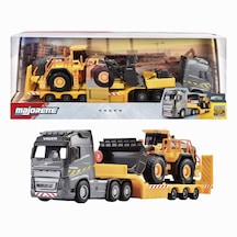 Majorette Volvo Fh16 Kamyon Ve Tekerlekli Yükleyici Metal Araç 22cm