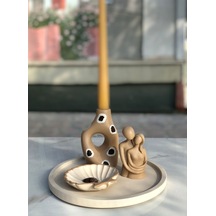 Thiramis Homeconcept Mocha Sevgili Detay Dekoratif 4'lü Set